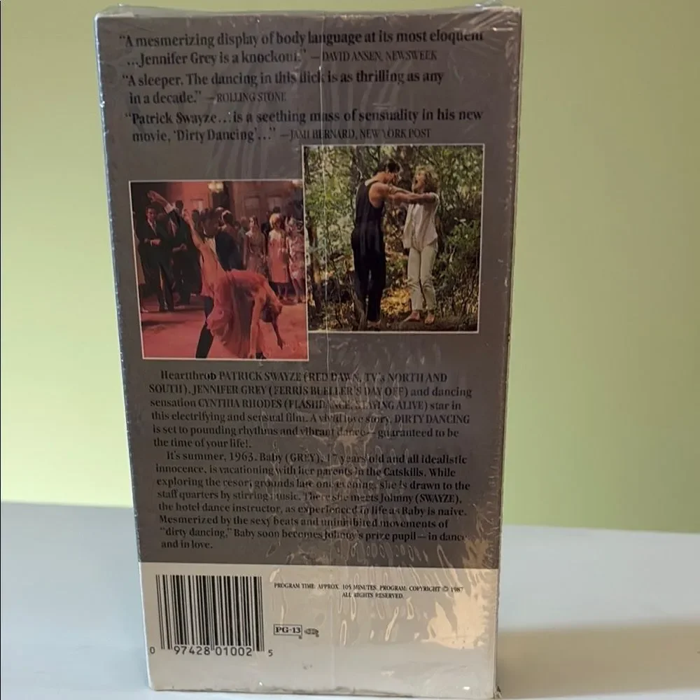 Dirty Dancing VHS Tape with Iconic Scenes